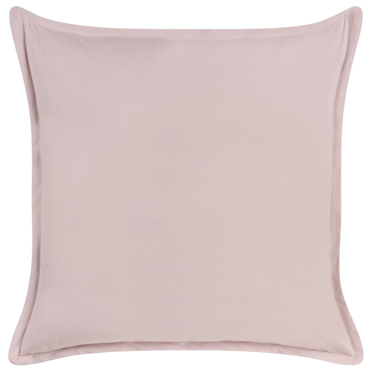 DEKOKISSEN 2er-Set Rosa 60/60 cm Eustoma - Pink, Textil (60/60cm) - Beliani
