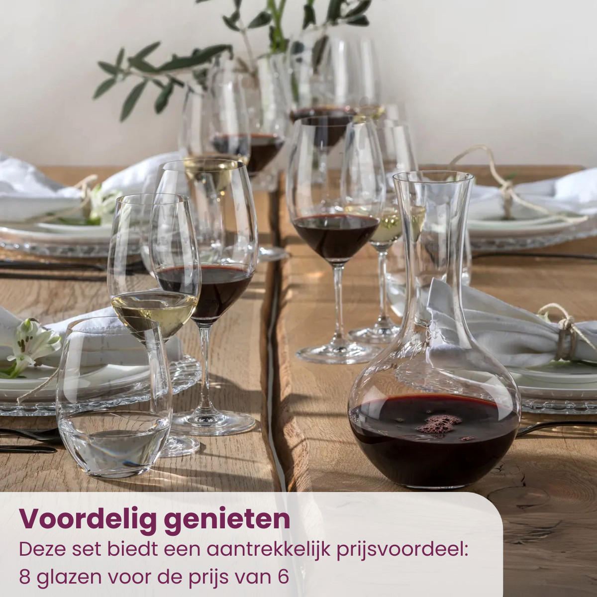WEISSWEINGLAS Vinum, 8er Set Viognier, hochwertiges Glas, 350 ml - Transparent, Glas (0.35L) - Riedel