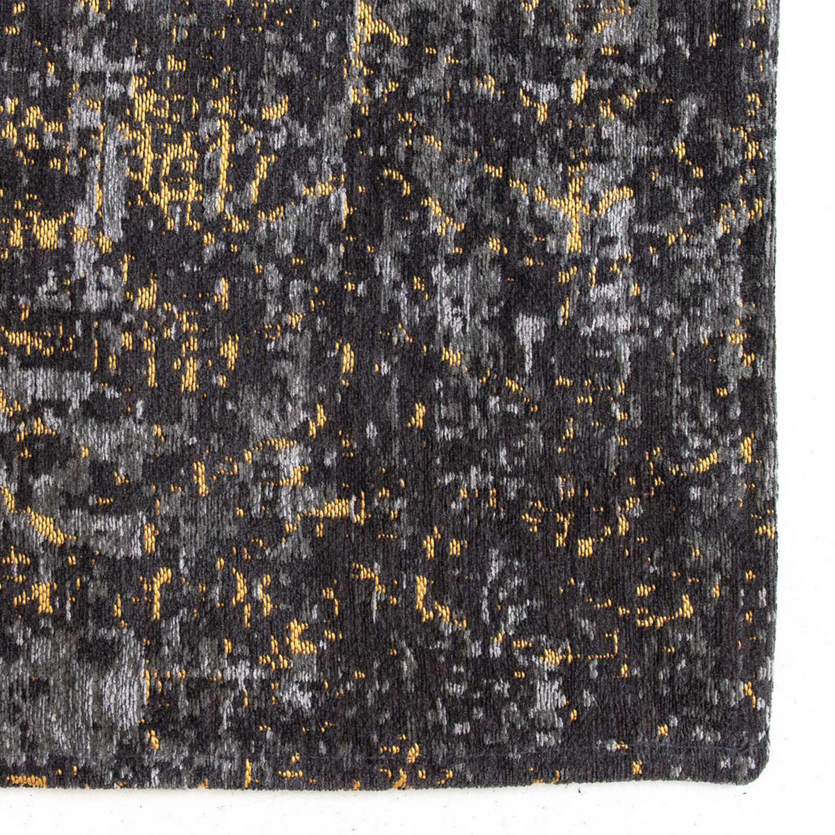 TEPPICH Broadway Glitter Mad Men 170/240 cm - Schwarz, Textil (170/240cm) - Louis De Poortere