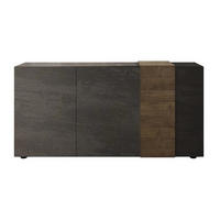 SIDEBOARD 3 Türen Pluton - L181 cm - Nussbaumfarben, Holzwerkstoff (44/84/181cm) - Calicosy