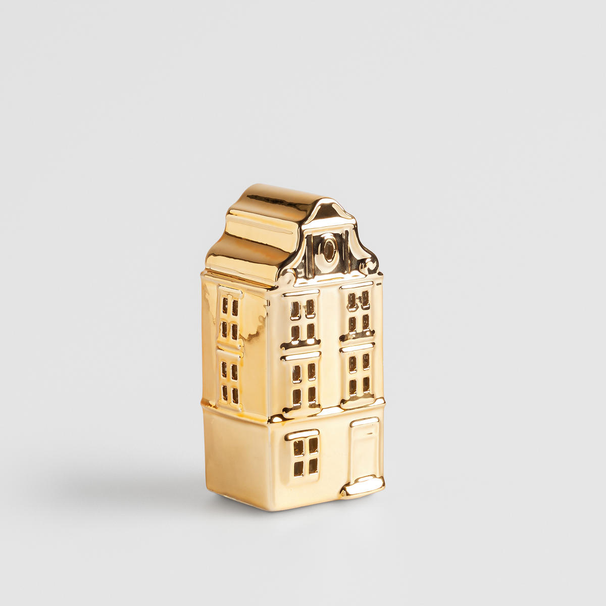 LEDFIGUR Tarik, Gold, 15x6x7 cm, Dekorative Weihnachtsdeko - Goldfarben, Keramik (6/15/7cm) - home&you