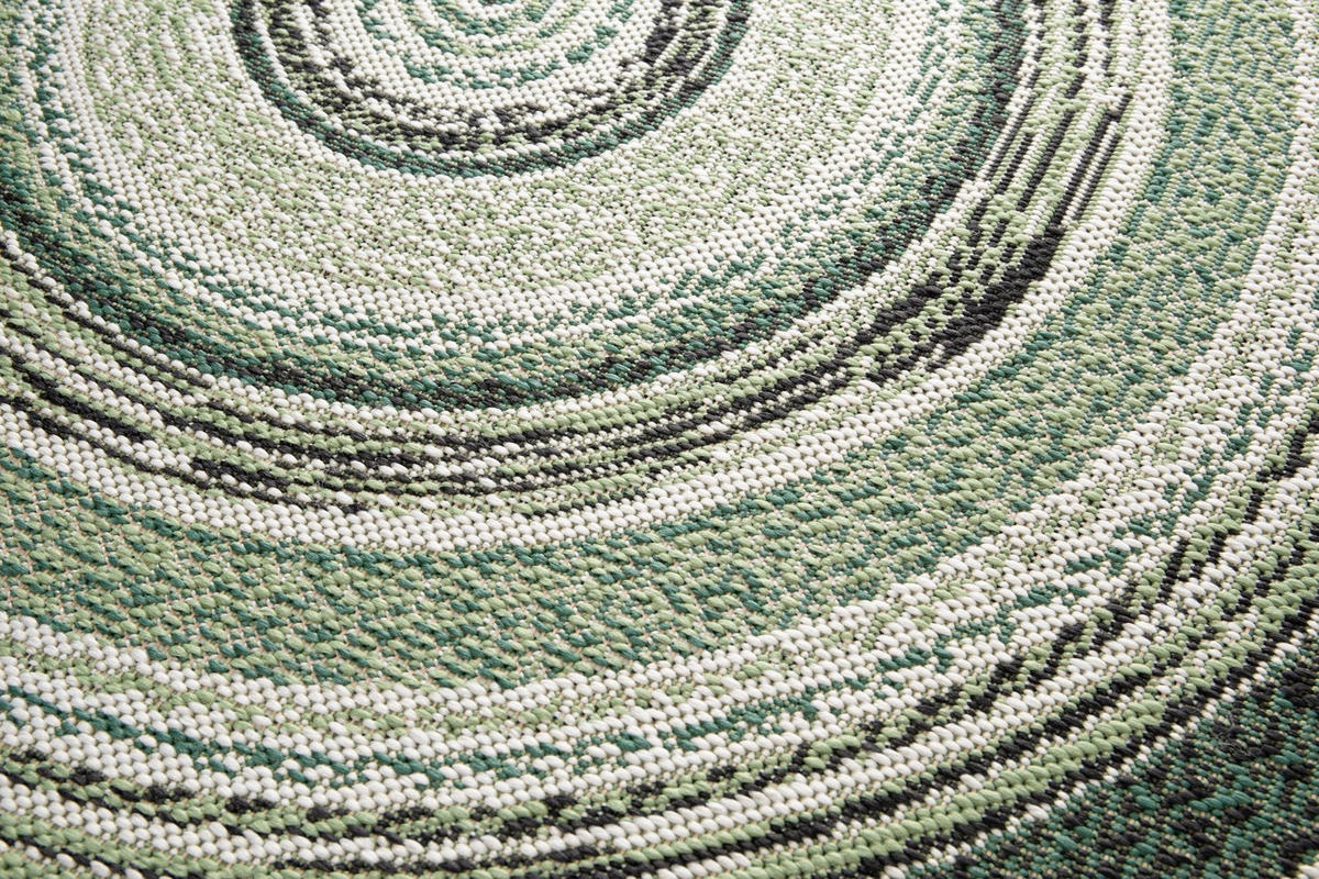 KINDERTEPPICH rund sehr weich grün - Grün, Textil (120/120cm) - AFK Living