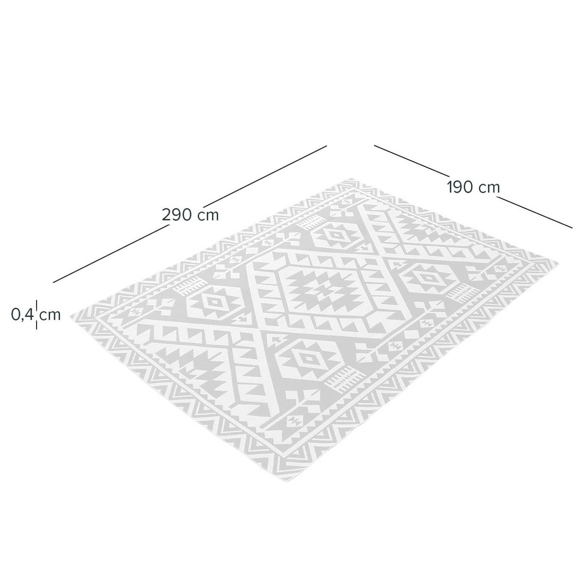 IN-/OUTDOORTEPPICH - Kunstfaser - Grau, Textil (190/290cm) - home24