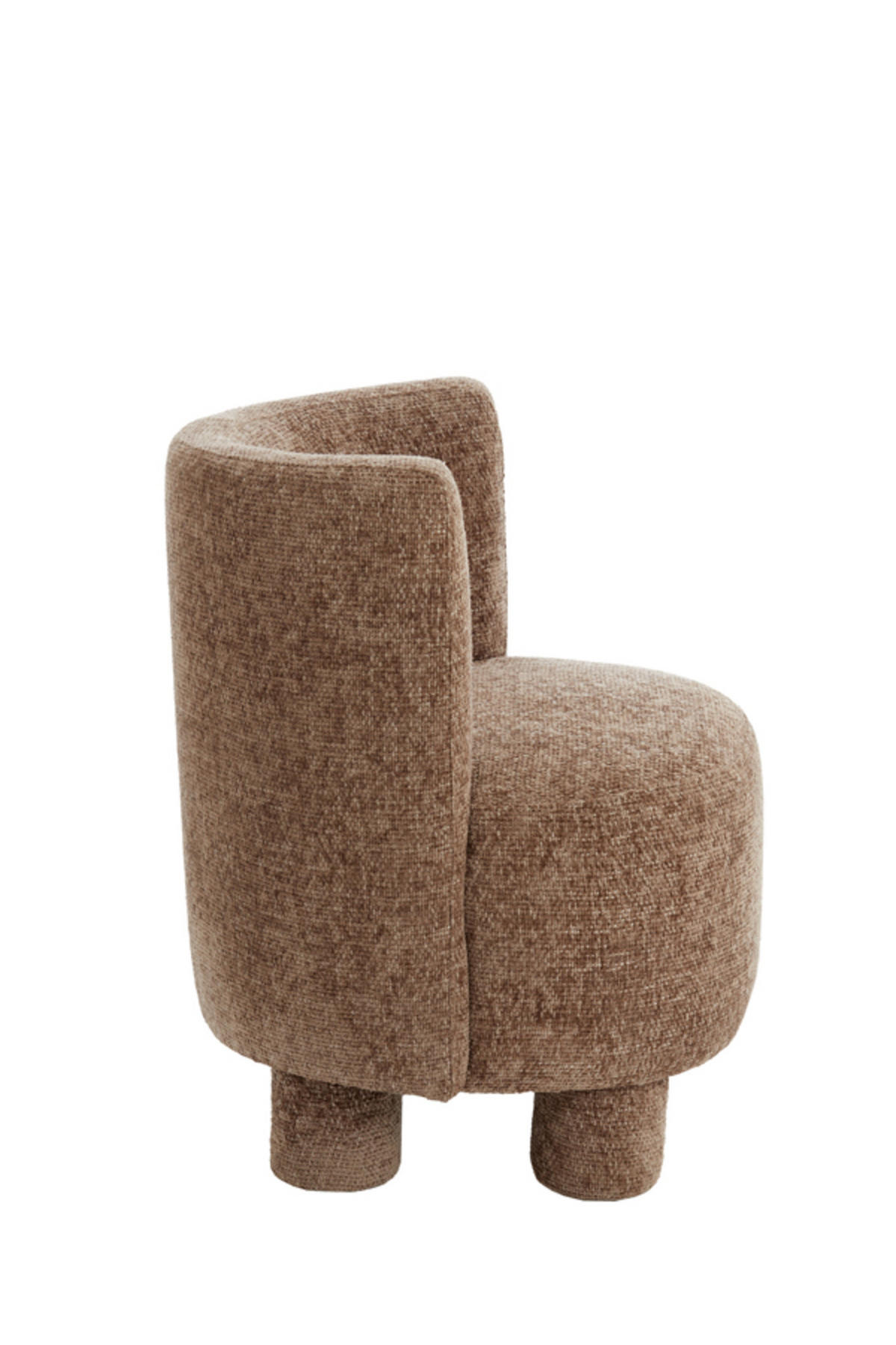 SESSEL Kamova Braun 65/65/78 cm - Dunkelbraun, Holz (65/78/65cm) - Light & Living