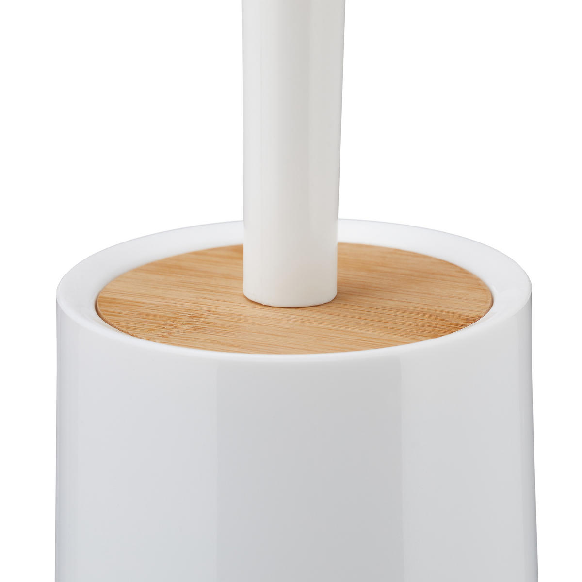 TOILETTENBÜRSTE - Weiß, Holz/Kunststoff (12/39/12cm) - Relaxdays