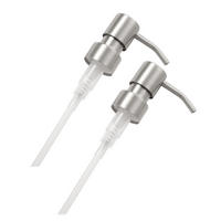 ERSATZ-SEIFENSPENDERPUMPKOPF PIAZZA 2er-Set, Edelstahl, matt - Edelstahlfarben, Metall (3/16.5/7cm) - bremermann