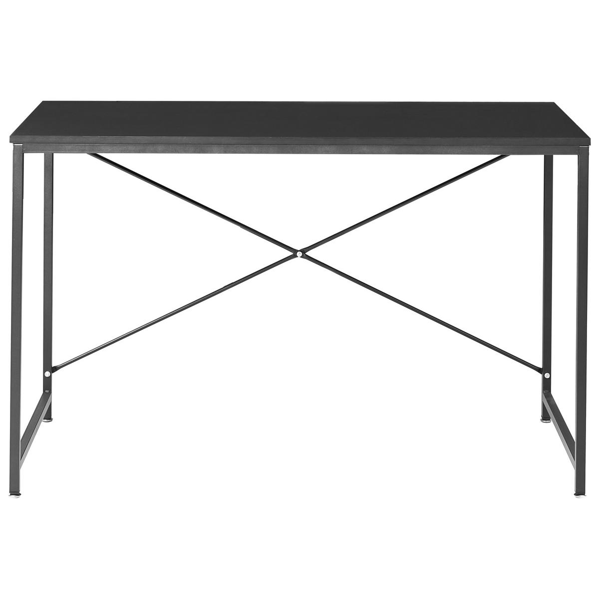 PSACÍ STŮL Černý 120/60 cm Andaste - černá, kompozitní dřevo (60/120/75cm) - Beliani