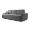 BETTSOFA FILO Grau Bucle-Stoff mit Schlaffunktion - Grau, Textil (110/94/248cm) - MASSENO