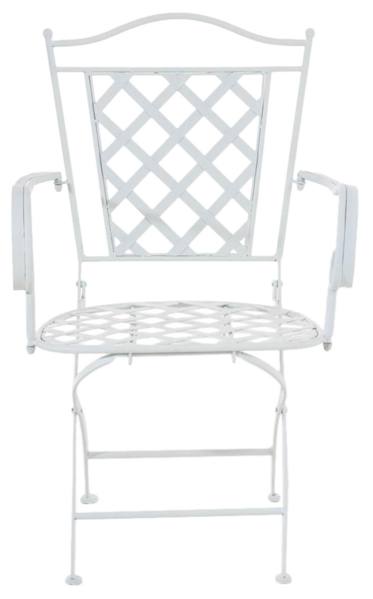 STÜHLE Athan - 2er Set weiß - Weiß, Metall (56/93/51cm) - TPFGarden