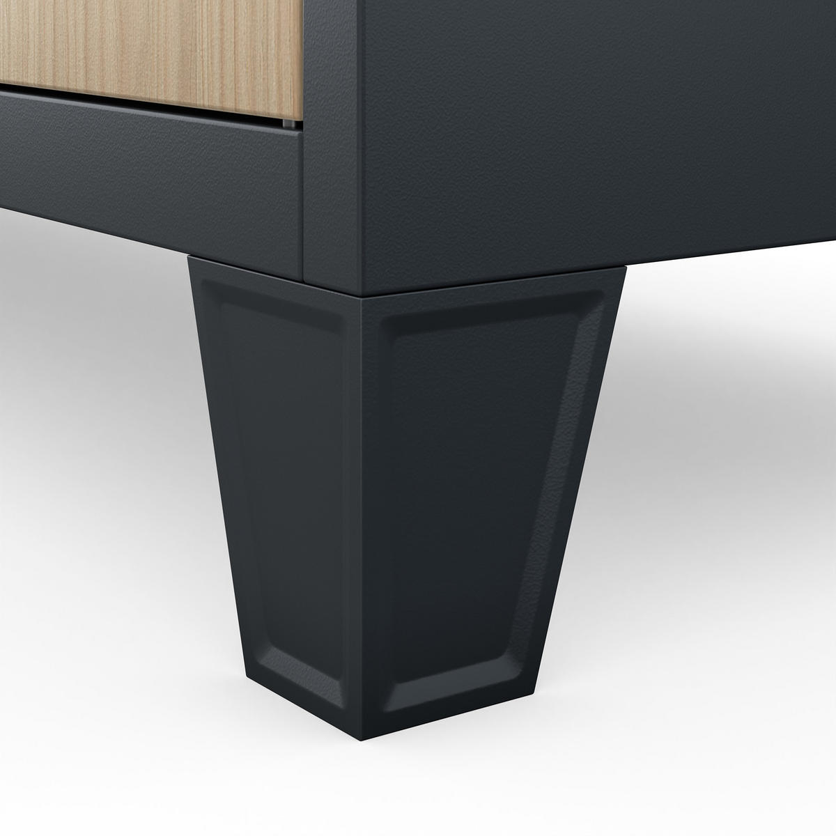 ARBEITSSCHUTZ-SPINDSCHRANK ROBERT 172x136x45 cm - Anthrazit/Sonoma Eiche, Metall (136/172/45cm) - Jan Nowak