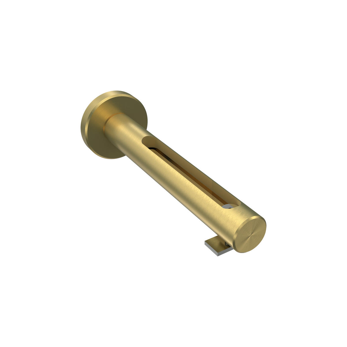 GARDINENSTANGE INNENLAUF Siteno Verano 260 cm (geteilt in 2 x 130 cm), 1-läufig, 20 mm Ø Messing-Optik - Messingfarben/Goldfarben, Metall (260cm) - INTERDECO