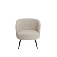 SESSEL Dieyda Braun 68/67/72 cm - Beige, Textil (68/72/67cm) - Light & Living