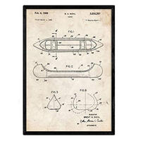 POSTER Canoa Patent 1 A3 Rahmenlos - Klar, Papier (29.7/5/42cm) - Nacnic