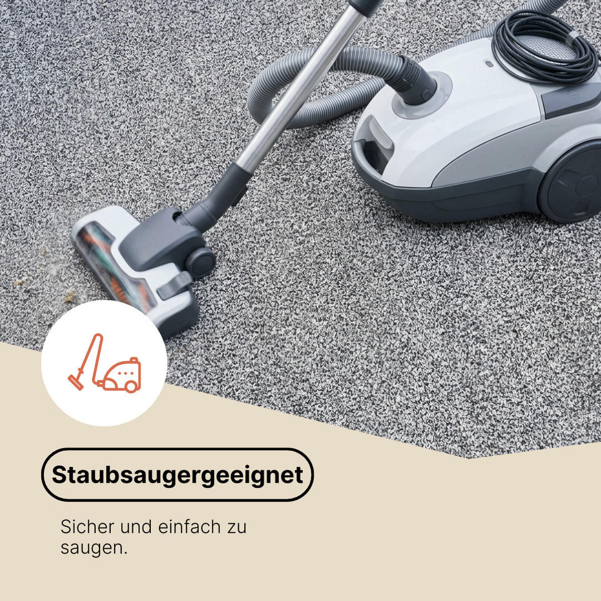 KUNSTRASEN Canyoo Schwarz Grau 6 mm – Rasenteppich, wetterfest, für Terrasse & Garten 300/850 cm - Schwarz/Grau, Textil (300/850cm) - Tapiso