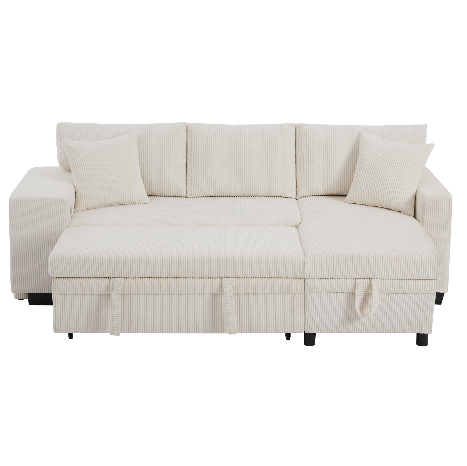 Okmyhome Ecksofa Beige 231x131.5 cm