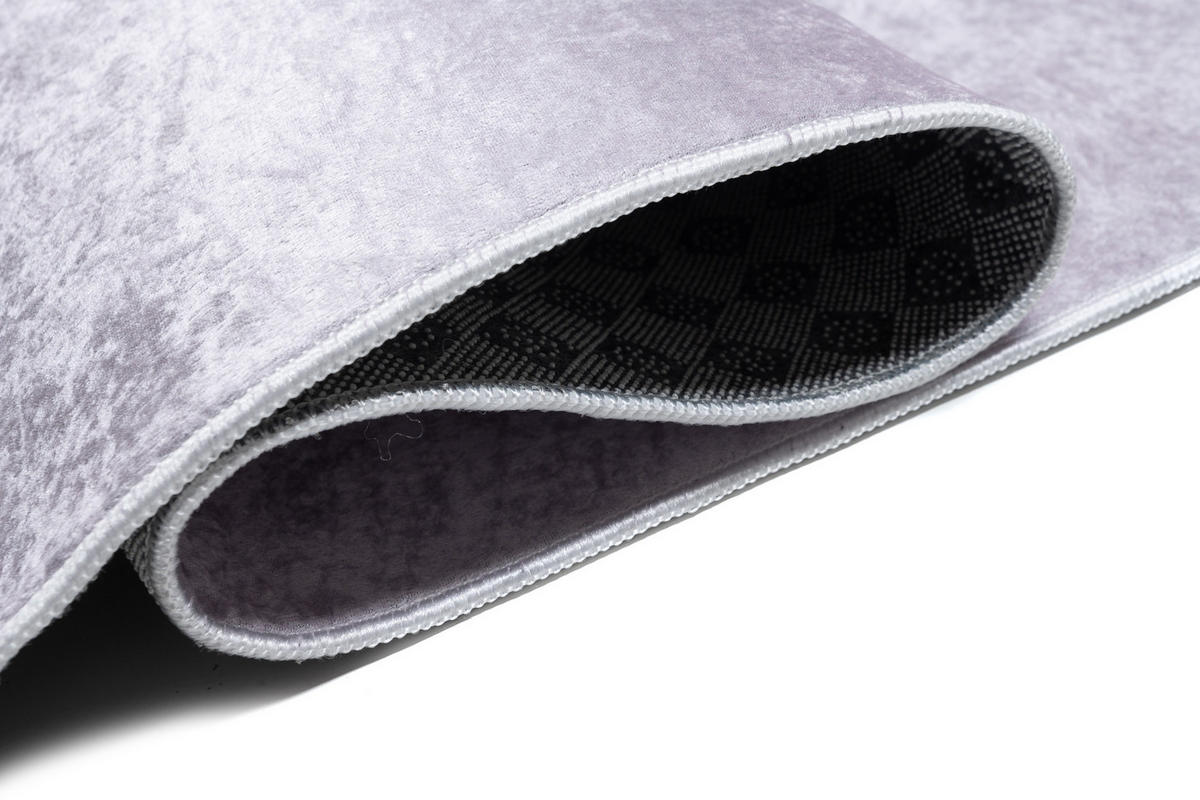 TEPPICH EMMA Grau 120/170 cm - Grau, Kunststoff (120/170cm) - Tapiso