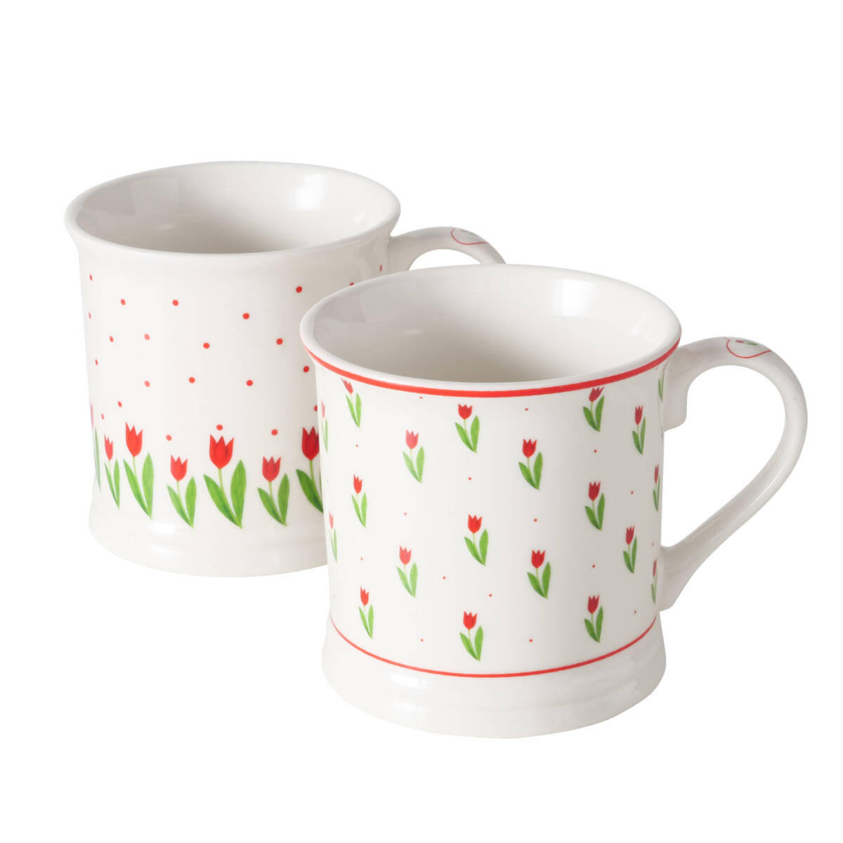 TASSE Danique 420 ml - Rot, Keramik (9.4L) - Boltze Home