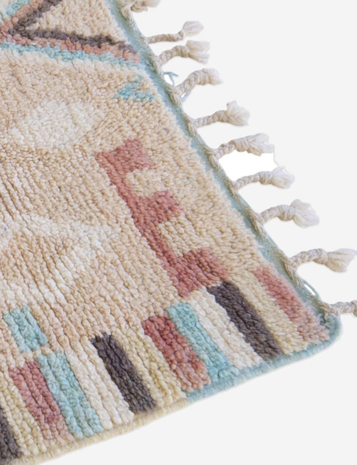 BERBERTEPPICH aus reiner Wolle 97x 152 cm - Multicolor, Naturmaterialien (97/152cm) - AFK Living