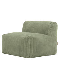 SITZSACK-SESSEL ZEN modular Cord - Grün, Textil (95/68/100cm) - icon