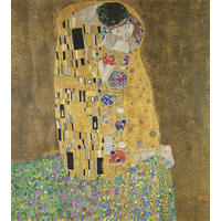 FOTOTAPETE Der Kuss von Gustav Klimt 250 x 279 cm - Multicolor, Papier (250/279cm) - Sanders & Sanders