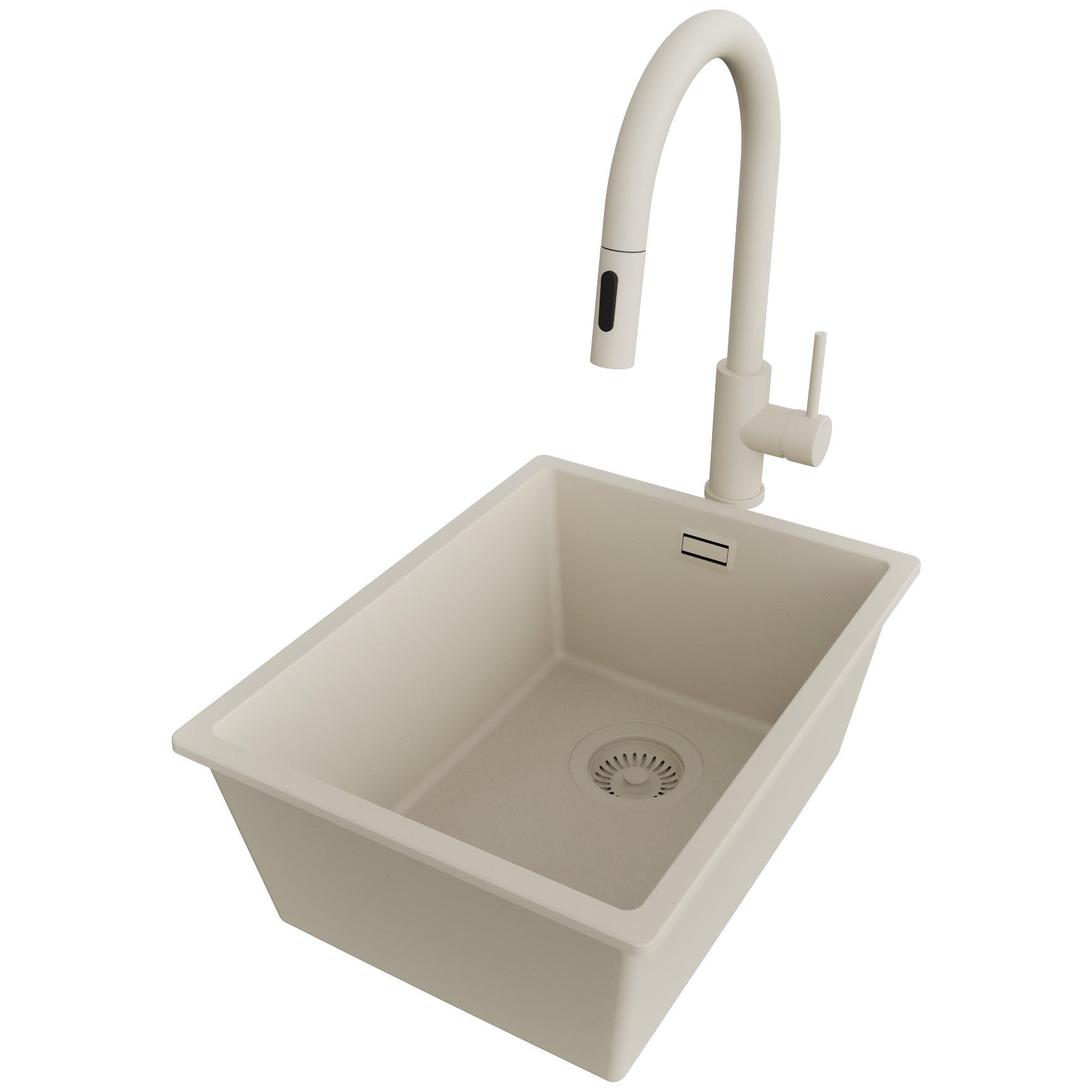 Primagran Granitspüle Beige, Beige, Beige 36x20x47 cm