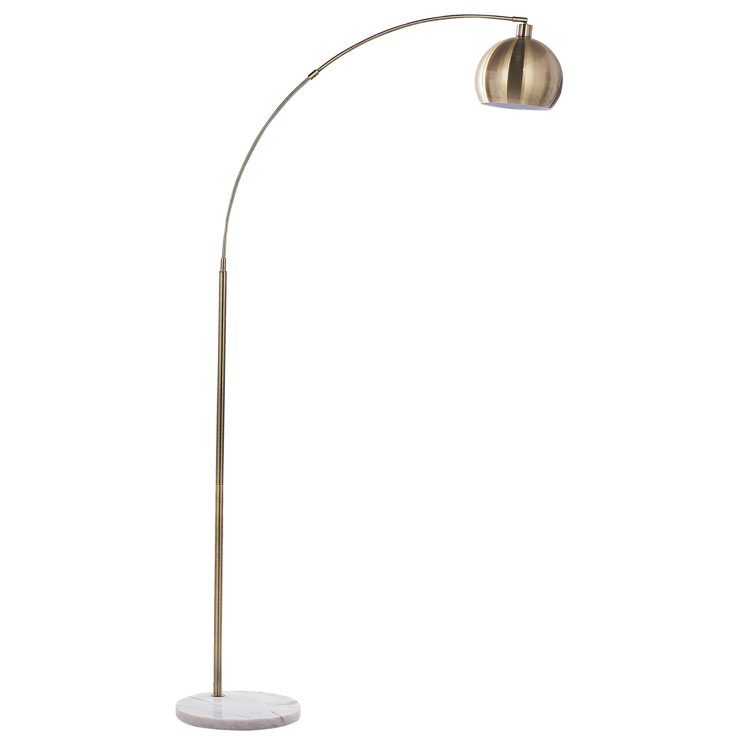 STEHLAMPE Paroo 96/35/210 cm - Messingfarben, Metall (96/35/210cm) - Beliani