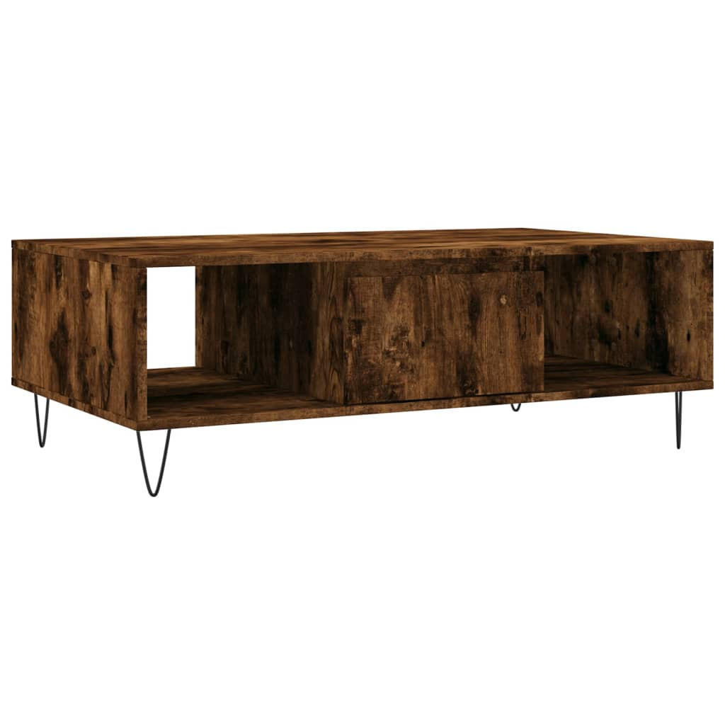 COUCHTISCH Räuchereiche 104x60x35 cm Holzwerkstoff - Braun, Holzwerkstoff (104/60/35cm) - furnicato