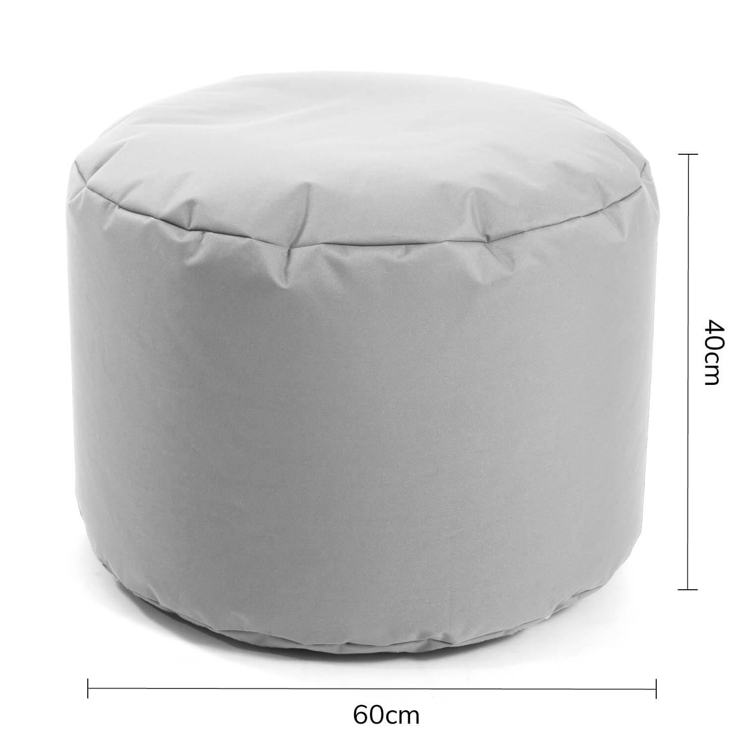 Thumbnail - Mokebo Pouf, Beige, Textil, 60x40x60 cm, Oeko-Tex®, Wohnzimmer, Hocker, Poufs