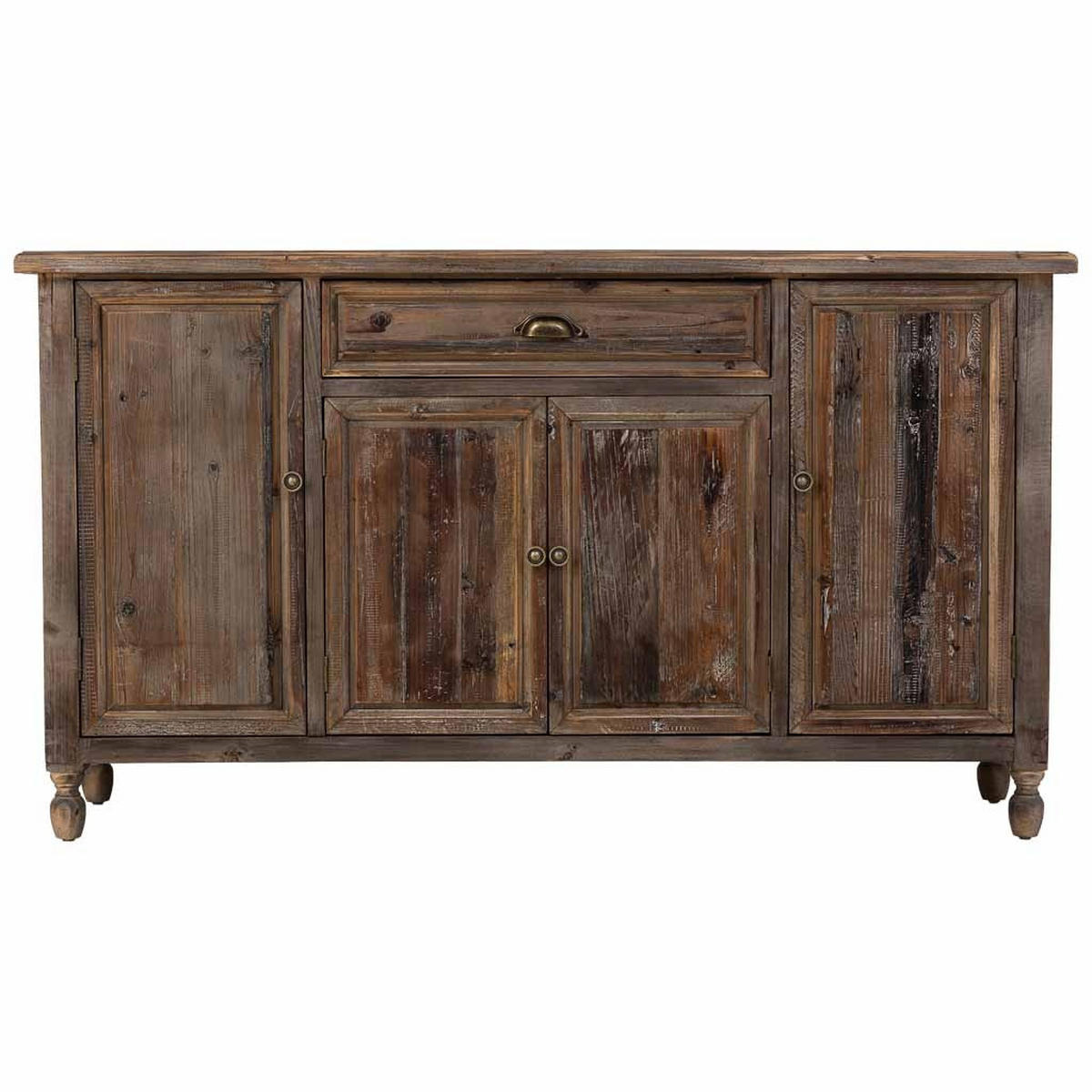 SIDEBOARD mit 4 türen und 1 schublade 150x40x84 cm - Braun, Holz (150/84/40cm) - Wanderlust