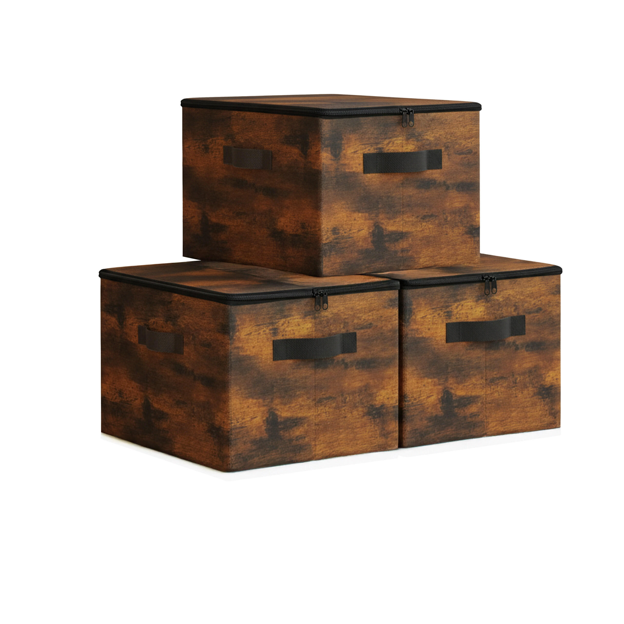 3XÚLOŽ. taška - hnědá, textil - Relaxdays