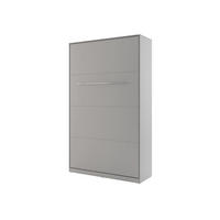 SCHRANKBETT Concept Pro I Vertical  - Grau, Holzwerkstoff (120/200cm) - MIRJAN24