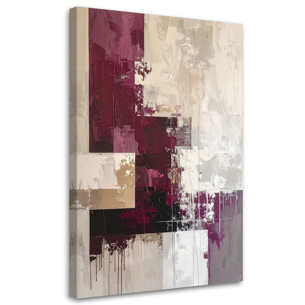 Feeby Leinwandbilder, Rot 40x60 cm