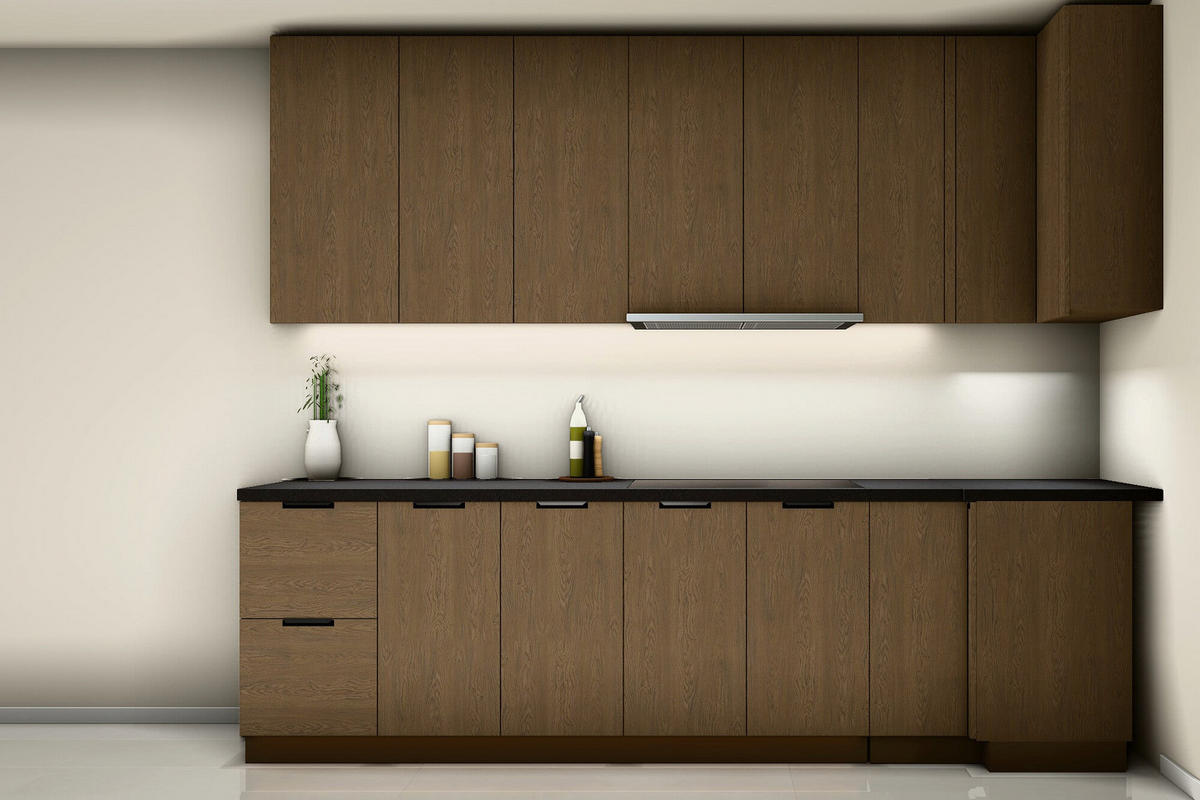 L-KÜCHE Sorento Dunkle Eiche – 399 × 299 cm – KÜ-SOREN-010 - Dunkelbraun, Holzwerkstoff (399/247/299cm) - ROYAL24_MARKT