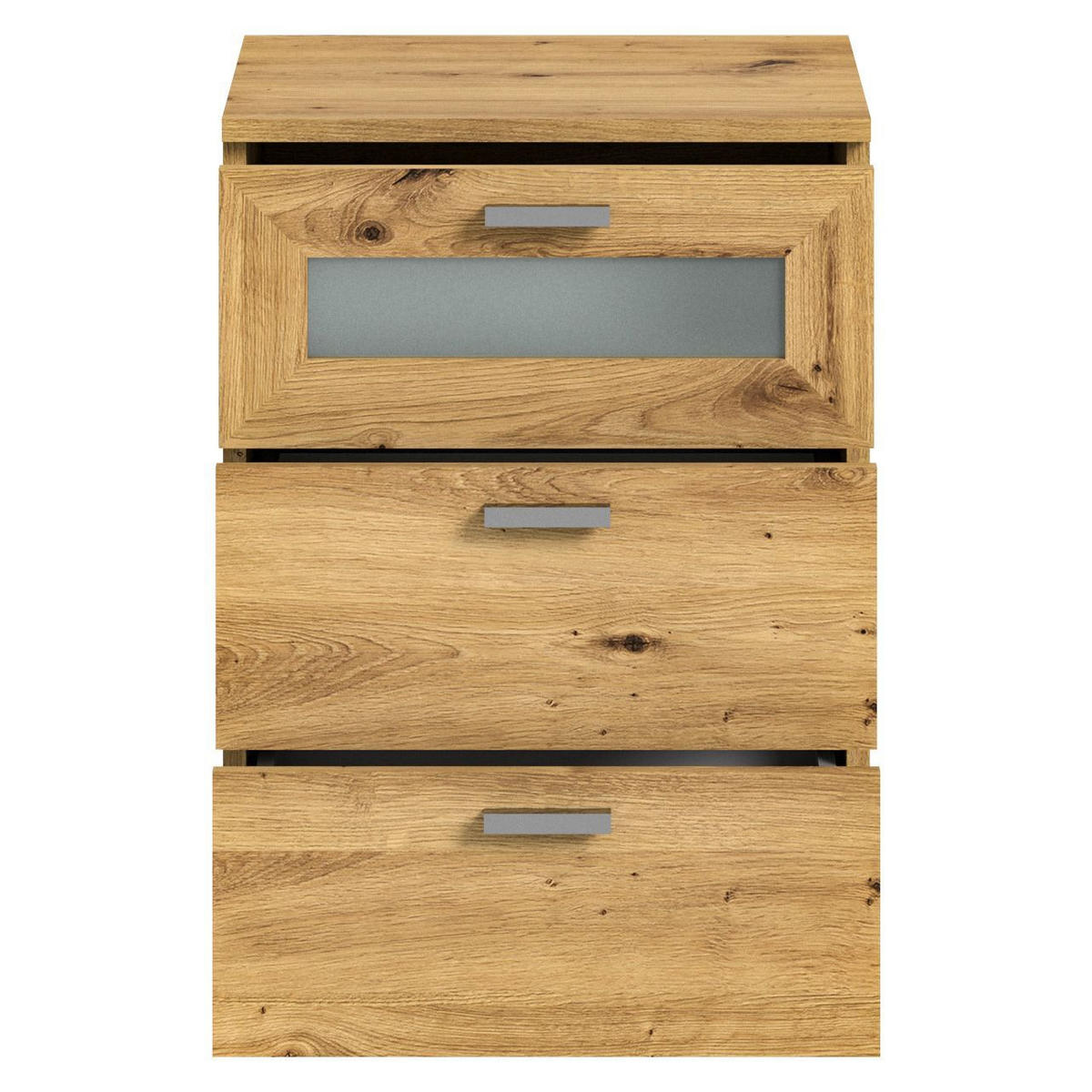 NACHTTISCH Xeno 40/45/60 cm - Braun, Holzwerkstoff (45/60/40cm) - Xonox
