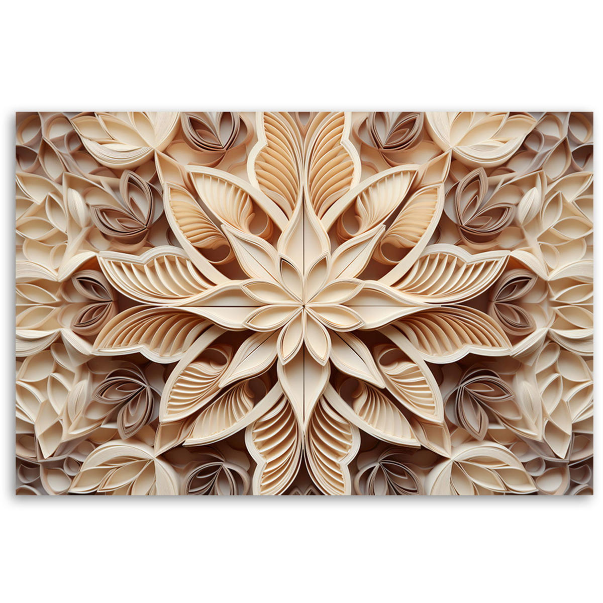 KUNSTDRUCK Beige 60/40 cm - Beige, Textil (60/40cm) - KUNSTLOFT