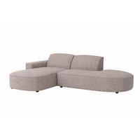 ECKSOFA Cursal Atelier, Stoff Artico, Beige, Links - Beige, Holz (269/166cm) - Kaiser Möbel
