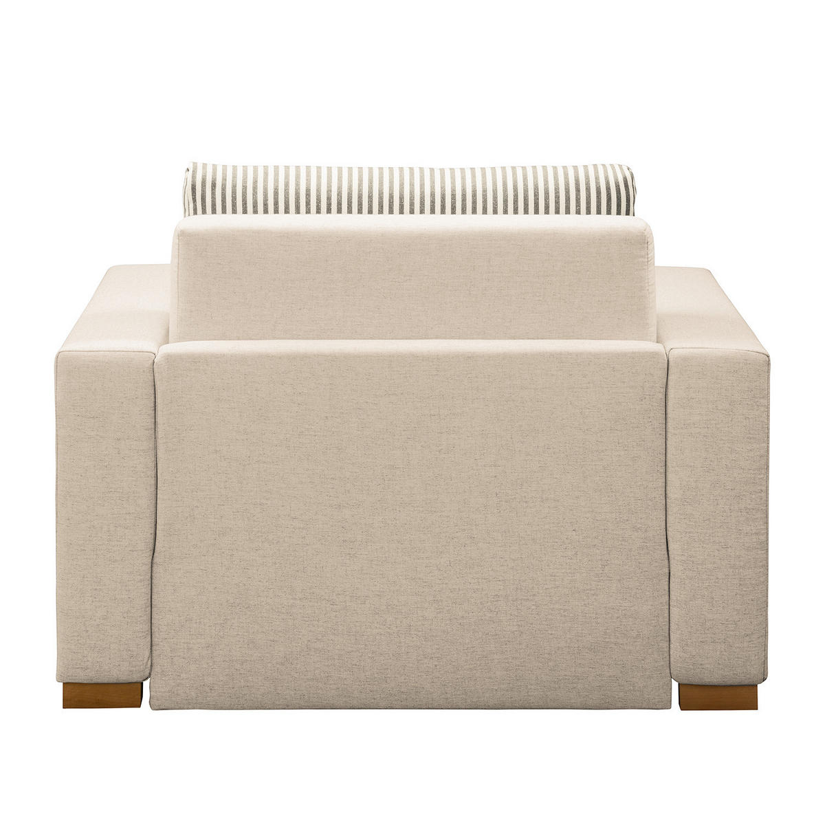 SCHLAFSESSEL - Kaschmir/Silberfarben, Textil (110/90/90cm) - home24