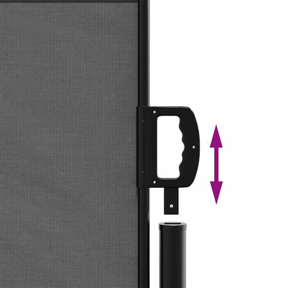 SEITENMARKISE Ausziehbare Anthrazit 140/300 Cm - Anthrazit, Textil (140/300cm) - vidaXL