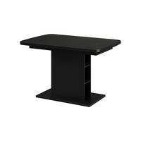 BLAGOVAONSKI STOL Fenaro Crna 120 x 80 + s otvorenim policama - crna, drvni materijal (80/120/77.3cm) - Vicco