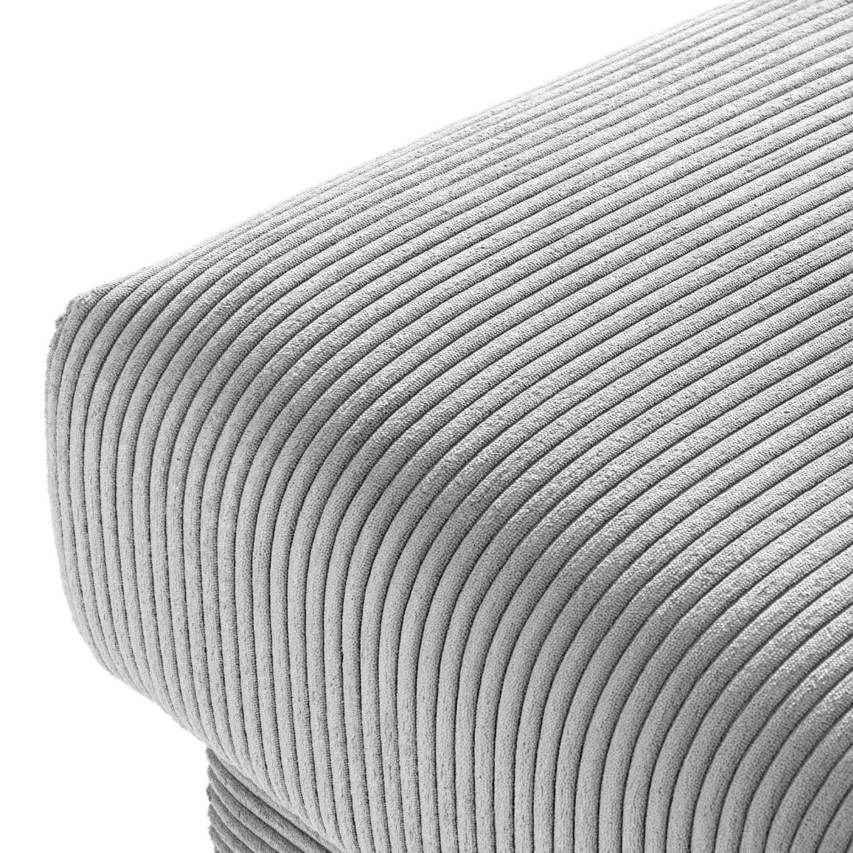 FUẞSTÜTZE GUSTAVO II, Hellgrau - Hellgrau/Braun, Holz/Holzwerkstoff (53/49/53cm) - KONSIMO®