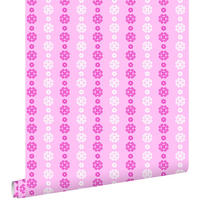 TAPETE Spitzemotiv 53 cm x 10.05 m - Pink, Papier (53/0.1cm) - ESTAhome