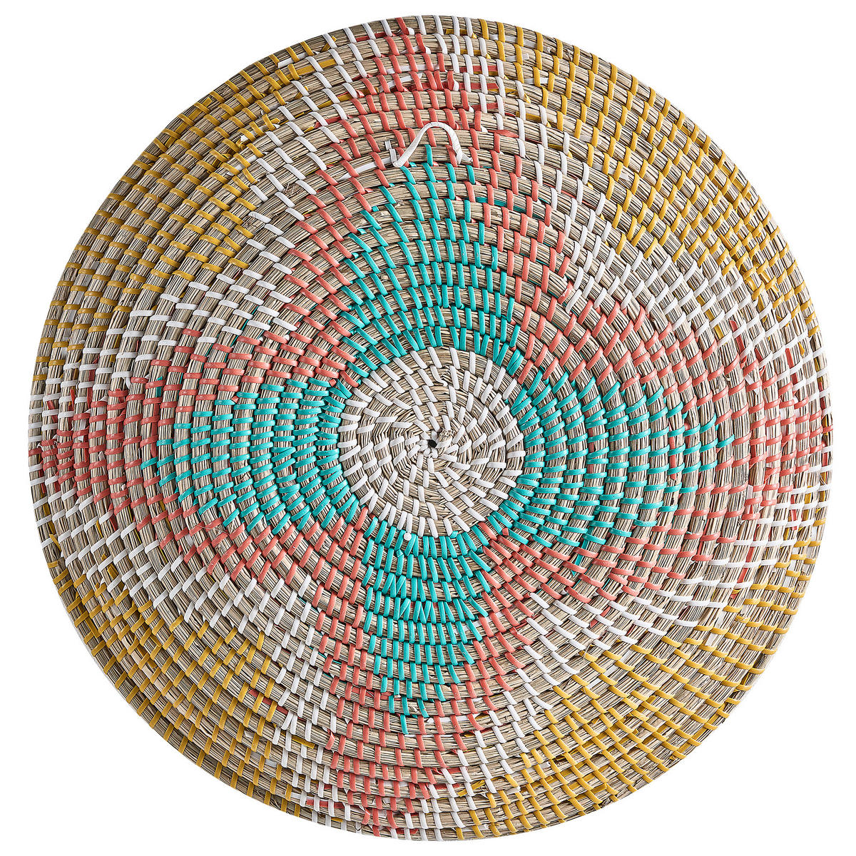 WANDDEKORATION Seegras bunt Sonla - Multicolor, Naturmaterialien (45/45/7cm) - Beliani