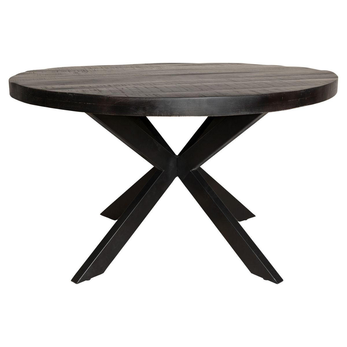 Starfurn Esstisch Schwarz 150x76x150 cm