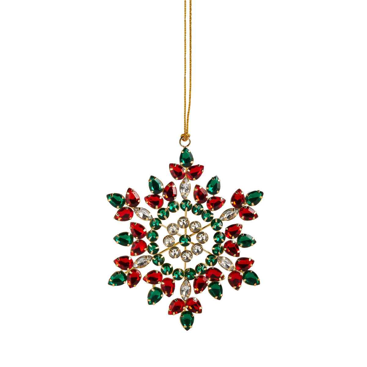 WANDDEKORATION Trigem, mehrfarbig, 14 x 14 cm, Dekorative Weihnachtsdeko - Multicolor, Kunststoff (14/14/1cm) - home&you