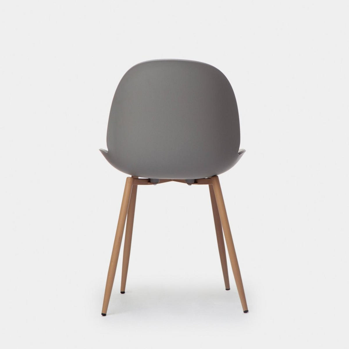 STUHL FÜR DRAUSSEN Ceilan Grau 49 cm x 83 cm - Grau, Kunststoff (49/83/52cm)