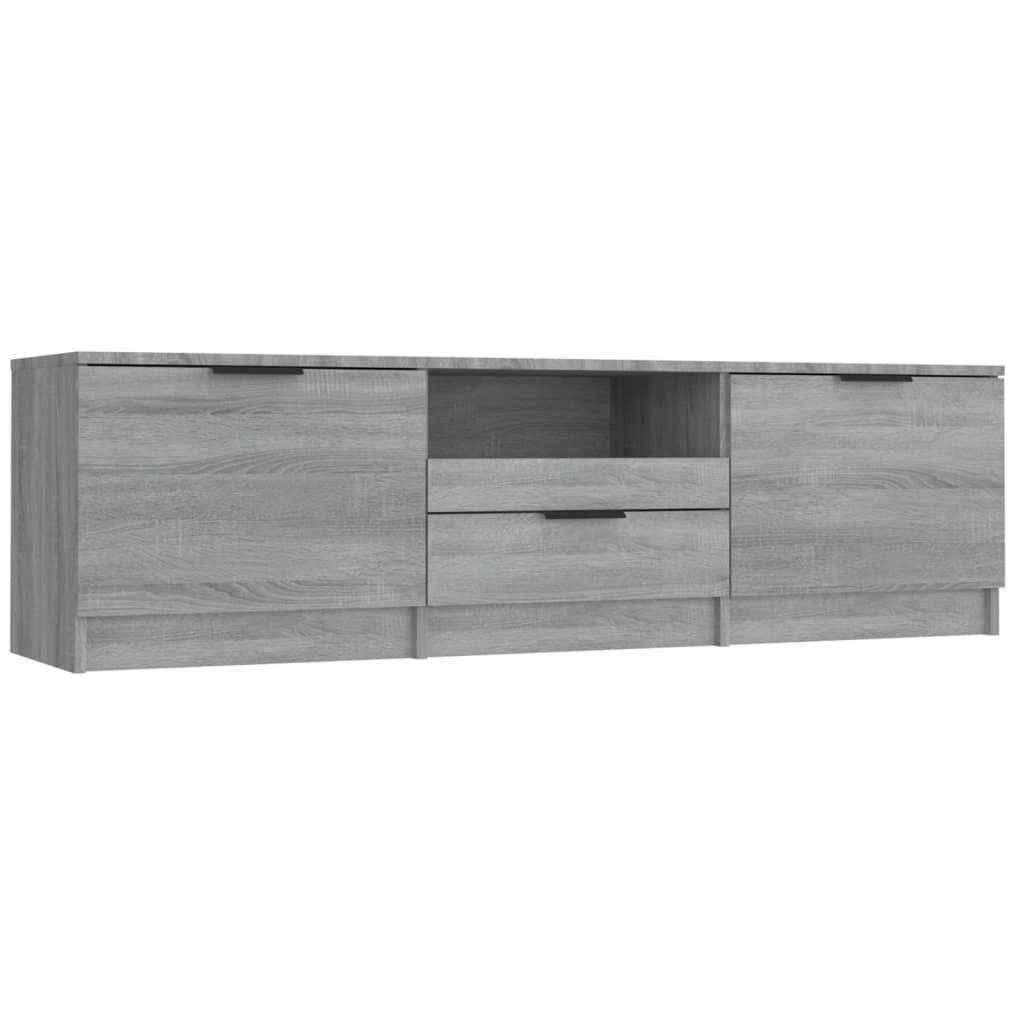vidaXL Lowboard Silbereichen 140x40x35 cm