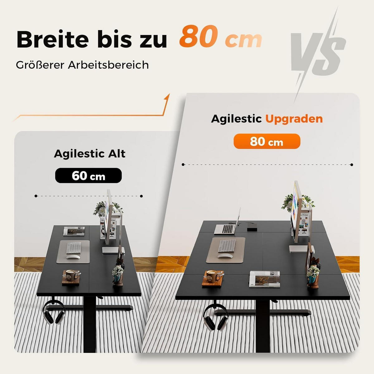 SCHREIBTISCH Höhenverstellbar Elektrisch 180 x 80 cm Schwarz - Schwarz, Holzwerkstoff (180/80/75cm)