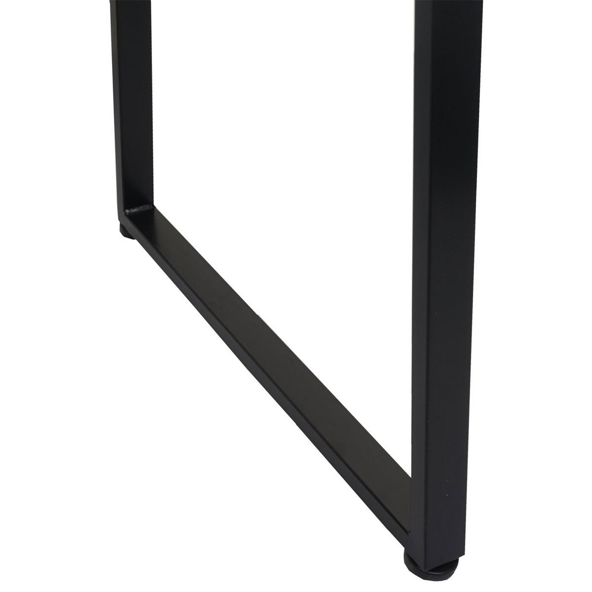 SCHREIBTISCH eckig Schwarz - Schwarz, Metall (51/82/94cm) - MCW