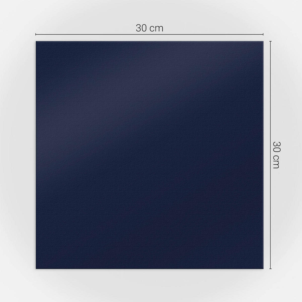 WANDPANEEL 9 Stück 30x30 cm selbstklebend Thalisse - Blaugrau, Kunststoff (30/1.6/30cm) - Wallfluent