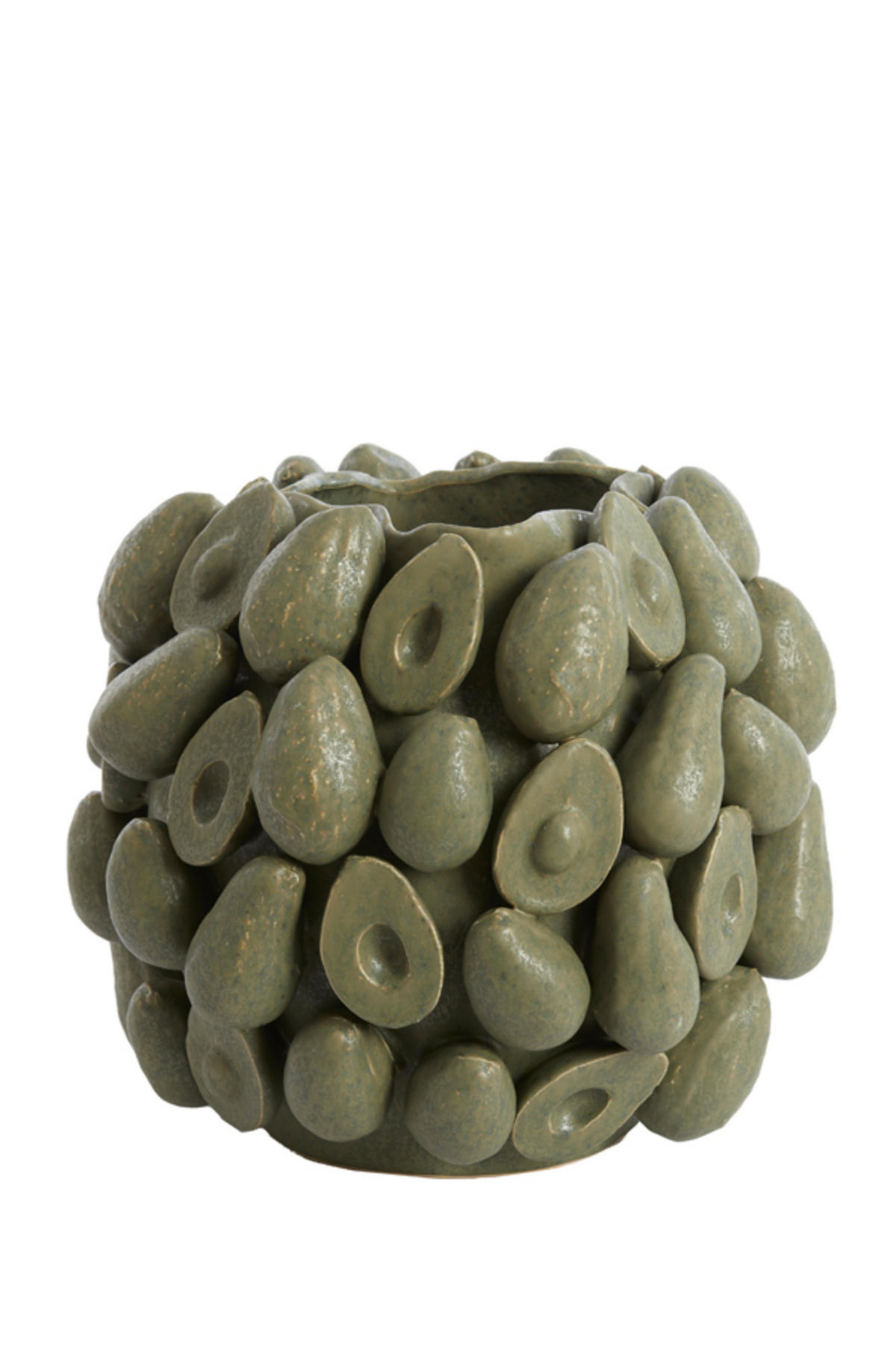 VASE Avocadogrün Ø36/31,5 cm - Grün, Keramik (31.5cm) - Light & Living